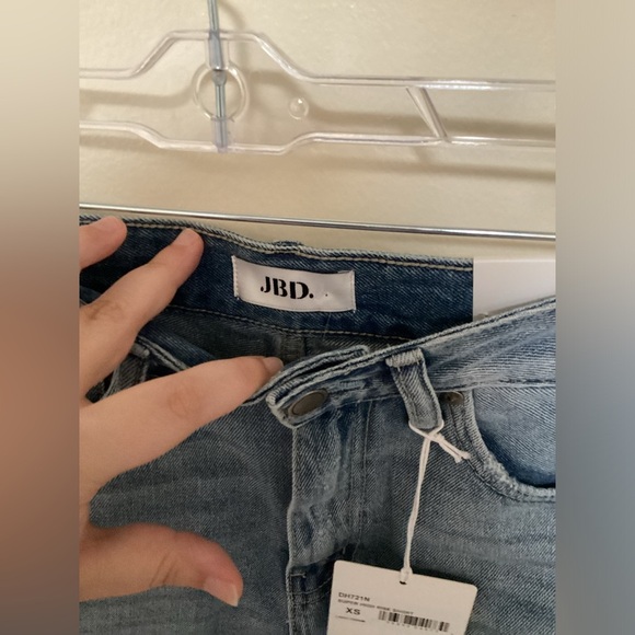 ✨NWT JBD Super High Rise Distressed Shorts Size XS - Picture 5 of 8